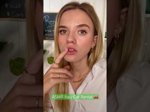 #asmr Italy Car Rental #skit #funny #asmrcommunity #asmrroleplay #asmrsounds #asmrvideos #italian