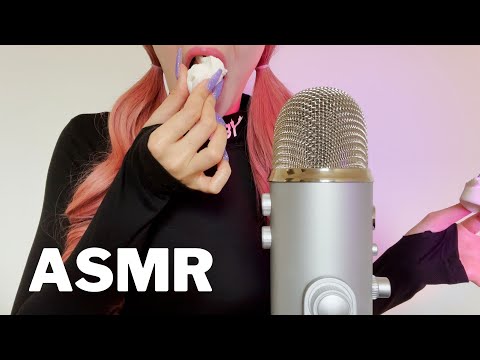 ASMR brain melting marshmallow eating [1 𝒎𝒊𝒏𝒖𝒕𝒆 𝒂𝒔𝒎𝒓]