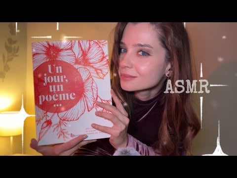 ASMR cadeau d'un cher abonné | lecture de poèmes français