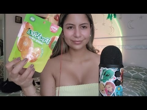 ASMR 🍦 Comiendo helado y gomitas / Eating ice cream & gummies