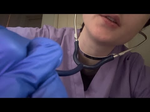 Examining your breathing with stethoscope | ASMR role play