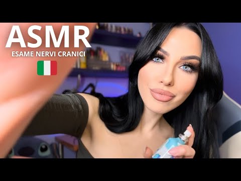 ASMR - ESAME NERVI CRANICI MA PUOI TENERE GLI OCCHI CHIUSI