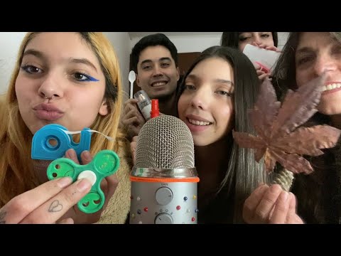 ASMR WITH MY FAMILY 🧚‍♀️|SIENTE COSQUILLAS POR PRIMERA VEZ| SOFIWI