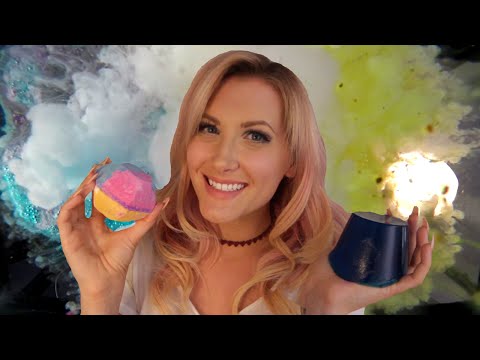 LUSHious Bath Time ASMR + Slow Mo + Underwater Cam - [Bath Bombs, Bath Gloves, Bath Salts, & More]