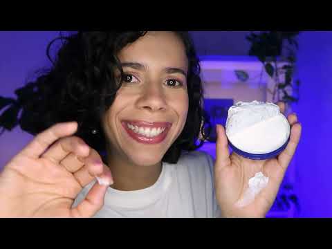 ASMR | Massagem Relaxante pós Carnaval 🎭🎉  Layered sounds