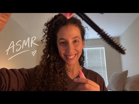 ASMR Doing Your Eyebrows ✨ Plucking, Brushing & Personal Attention