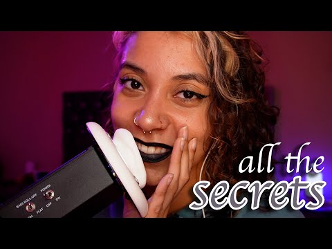 ASMR Telling You My Secrets.. 🤐 (Clicky Whisper)