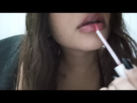 asmr caseiro - sons de boca, sons de gloss e +.
