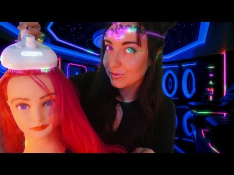 ASMR Alien Spaceship Spa 🌌👽 (scalp check, mist,personal attention )Sci-Fi Roleplay