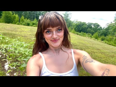 🌸Lofi ASMR🌸 Doing My Makeup Outside!🌿