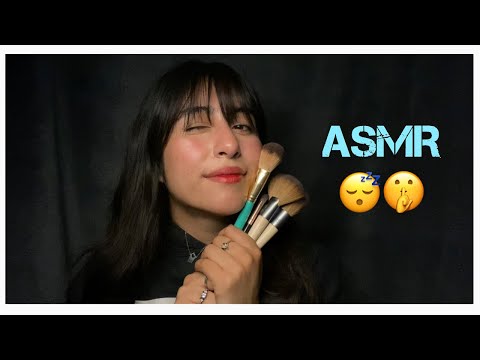 ASMR, (hand movement & brushing)