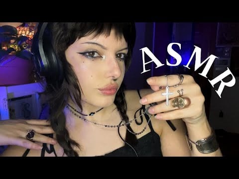 ASMR, but I'm the trigger | mouth sounds, fabric scratching, body triggers, jewelry sounds, rambling