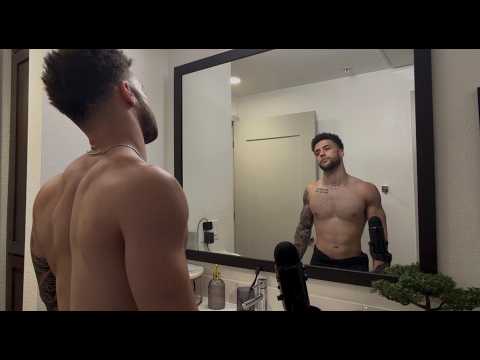 Bathroom/Shower Routine Male ASMR - Whispers & Sensitive Sounds (Face)