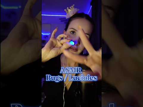 Blue bugs everywhere 🦋✨ #asmr #bugs #mouthsounds #visualasmr