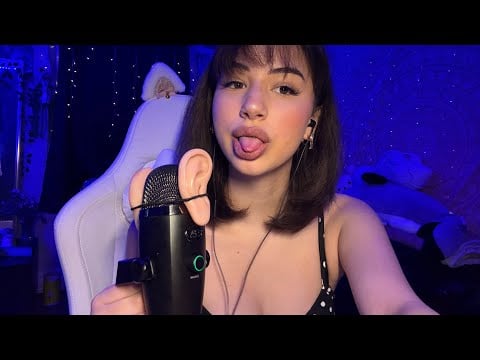 ASMR ear to ear sounds 🎧 mouth sounds