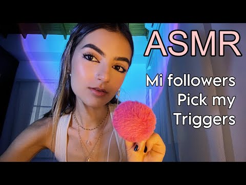 ASMR// my subscribers pick my triggers 🤍