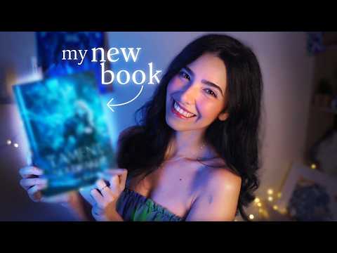 ASMR My New Fantasy BOOK is Out!! Signed Copies + Reading 1 Chapter (soft spoken)