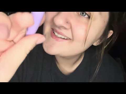 ASMR | Doing Your Makeup (no talking + gum chewing)