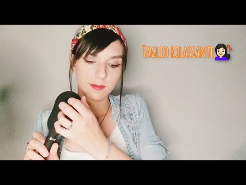 Salone ASMR, io ti taglio i capelli, tu rilassati.💇🏻‍♀️💤