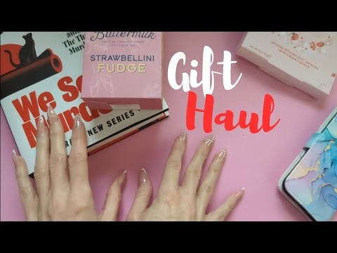 ASMR | Christmas Gift Haul - Tapping and Rambles 🎁 (2024 edition)