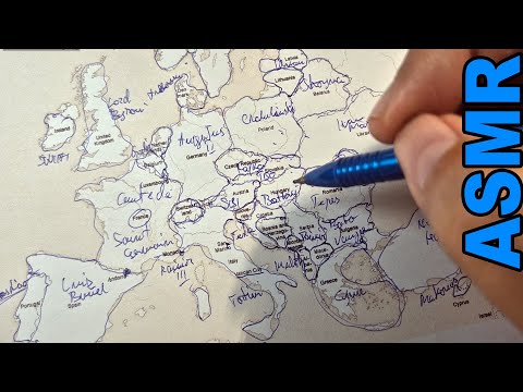 ASMR: Tracing Europe’s Weirdest Historical Figures | Whispered Map Adventure