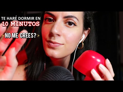 ASMR español COMO DORMIR en 10 MINUTOS (Mouth sounds, ASMR Visual, Tapping etc)