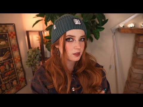 ASMR Can I PLEASE Touch Your Face? (Skater Girl Obsessed With You)