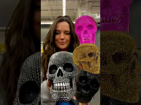Skeleton head ASMR in public 💀 which one do you like the best? 👀 #asmr #public #satisfying #relax
