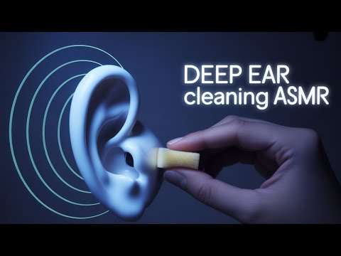 Deep Ear Cleaning & Relaxing ASMR: Goose Feather, Cotton Swab, Sponge & Powder Puff Sounds