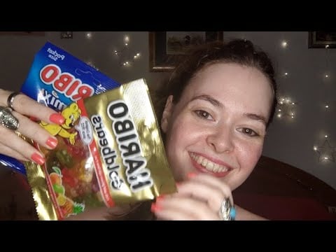Asmr eating gummybears 🐻 ( chewing, tapping, scratching, drinking) requested by @thewizard5768