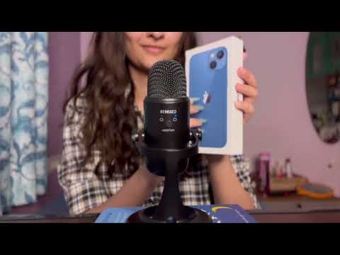 ASMR tapping on apple box | Long nail tapping | iPhone box tapping asmr