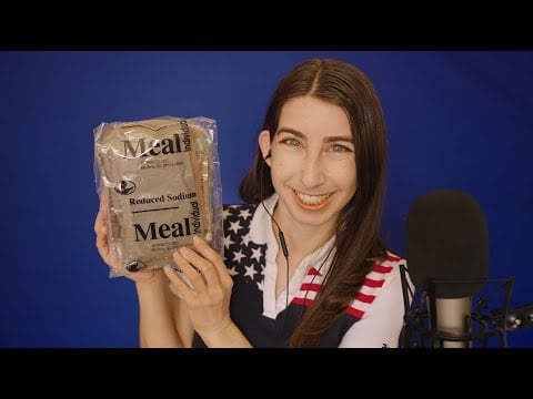 ASMR US Military MRE (Individual Meal Pack) Review
