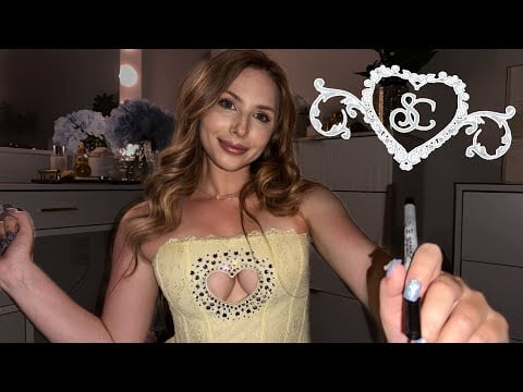 ASMR Roleplay | Sabrina Carpenter Signs Autographs 💛🎧✍️ (Writing Sounds)