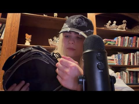 asmr with a bag