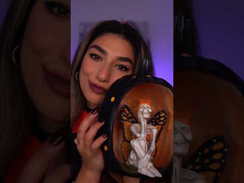 what should i name her? 🎃 #asmr #asmrtapping #sleep