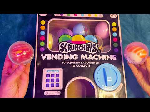 ASMR Squishy Vending Machine Opening (Whispered Fidget Haul)