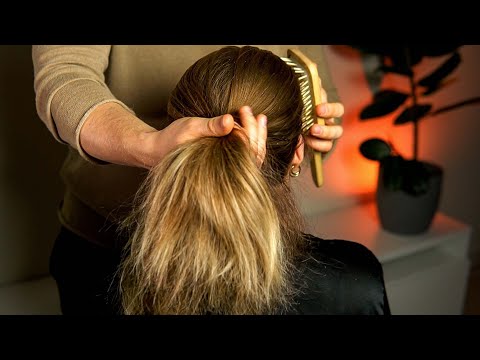 ASMR YOU CAN FEEL: Nape & Scalp Attention /w Hair Brushing Sounds (NO TALKING)