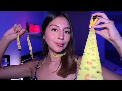ASMR ROLEPLAY / Tomado todas tus medidas📏 DUERME EN 5 min ✨