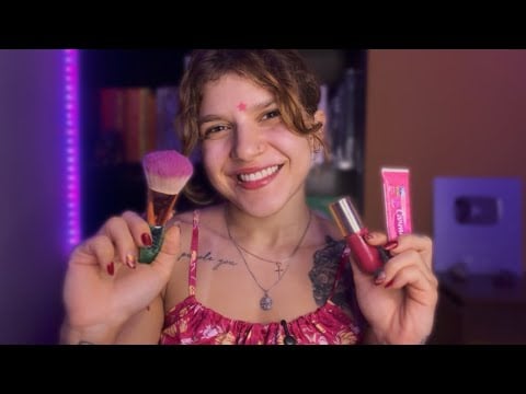 [ASMR] Te maquiando para sua entrevista de emprego 