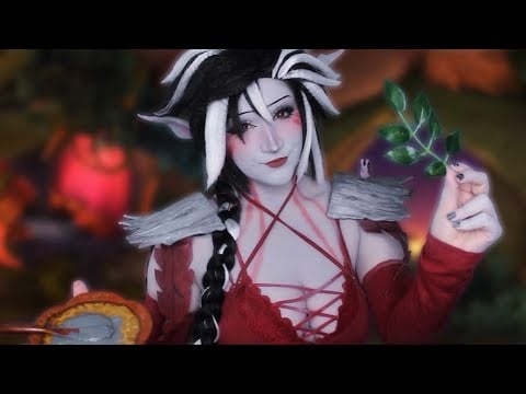 Haranir Takes Care of Your Skin 🫧 Clay Mask & Facial Massage | WoW | ASMR RP