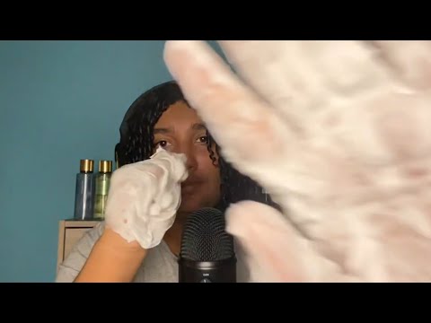 ASMR: Visuel + Crépitements mousse à raser ￼
