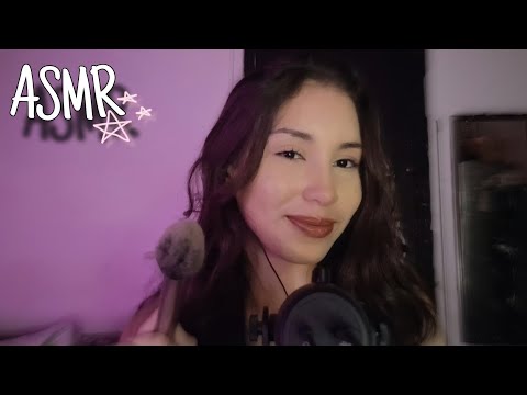 ASMR PINCEL NA TELA E SONS DE BOCA💋✨
