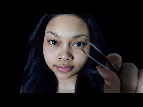 ASMR| Plucking Your Eyebrows W/ Tweezers| Gentle Eyebrow Shaping, Trim, Roleplay, Personal Attention