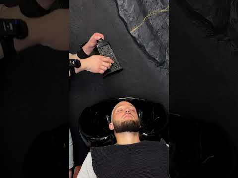 They say the full video is already on the channel 🤫😉 #asmr #barber #asmrbarber #relax #massage