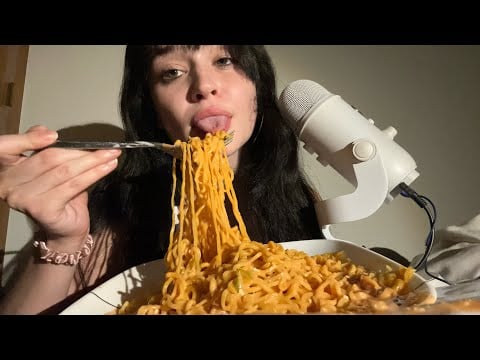 ASMR Spicy Noodle Mukbang 🌶️