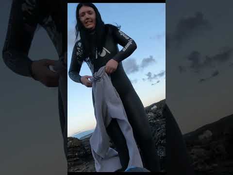 My First time testing a triathlon wetsuit... #wetsuit #triathlon #swimming