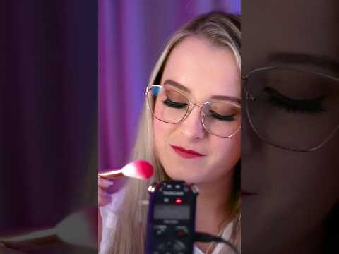 ASMR com PINCEL NO MICROFONE | TASCAM ASMR | #asmr #asmrtriggers #asmrbrushing