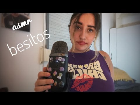 ASMR besitos en el mic 💋 y susurros cerca | sin anuncios 