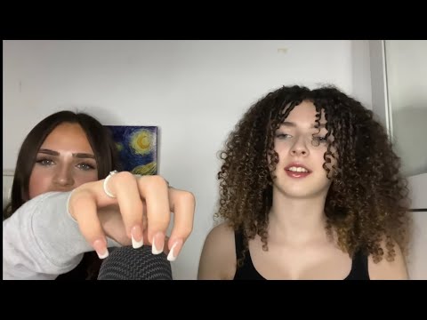 Teaching my friend how to do ASMR