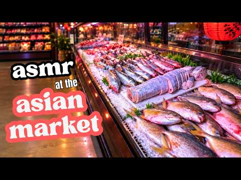 public asmr - tapping around asian market (lofi)